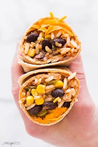 Slow Cooker Vegetarian Burritos