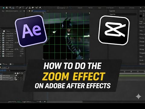 How To Do A Zoom Effect on Adobe After Effects | Tutorial