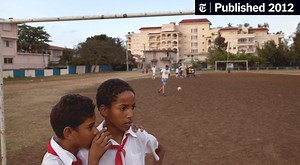 Baseball in Their Veins, but a New Ball at Their Feet