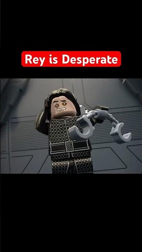 Rey Tries Everything to Save Kylo Ren #LEGOStarWars #Emotional #Shorts