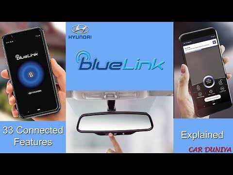 Hyundai Blue Link-33 Amazing Features Explained-Hyundai Venue Music System/Key/App