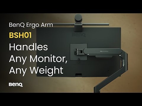 BenQ Ergo Monitor Arm BSH01: Sturdy, Universal Monitor Arm for Any Setup