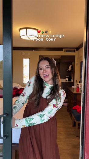 Cozy Wilderness Lodge Room Tour | Perfect Christmas Getaway