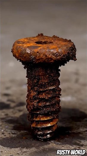 Instant Rust Removal Spray Satisfying ASMR Cleaning |Rusty Bolt|Restore ✨ #rustclips#shorts #asmr