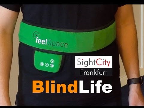 Navigation belt for the blind and visually impaired - feelSpace - SightCity 2017 - BlindLife