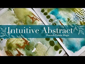 Intuitive Abstract Painting: Peacock Palette Magic