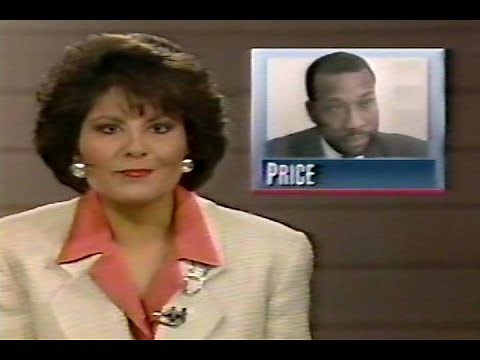 WFAA TV News 8 at 6pm Dallas September 4, 1992