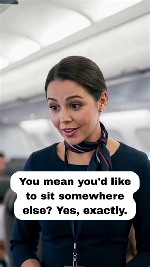 How to properly ask to switch seats on a plane ✈️ #learnenglish #traveltips #shorts