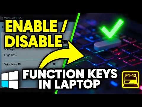 How to Enable or Disable Function Keys in Laptop
