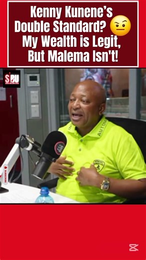 Kenny Kunene’s Double Standard? 🤨 "My Wealth is Legit, But Julius Malema Isn't!"