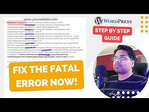 🔧 EASY way to FIX the WordPress Fatal Error caused by Plugin and Theme! - Step by Step Guide