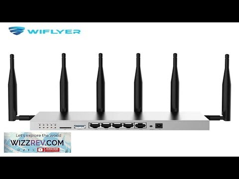 Wiflyer 4G LTE WiFi Router SIM Modem 4*Gigabit LAN WAN Dual Bands