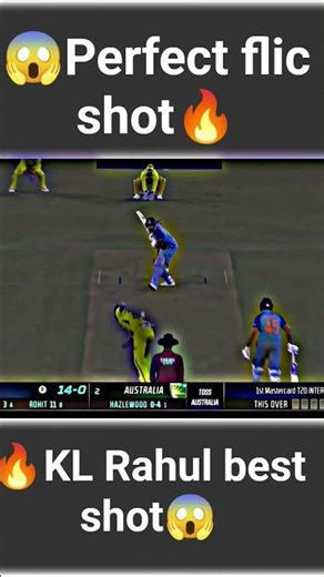 KL Rahul Elegant Flick Shot 😍🔥 | Class Batting at Its Best #Shorts