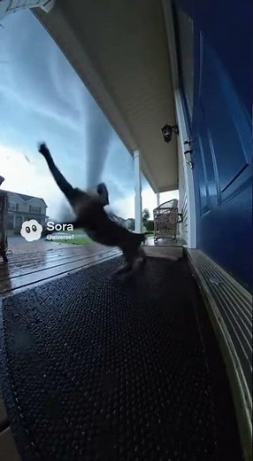 Ring Camera Records a Nightmare Storm