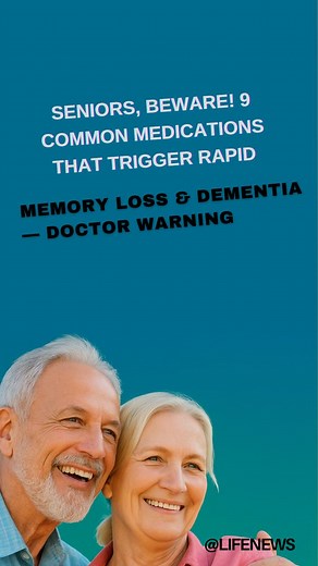 Doctors are raising alarms: some common medications may quietly speed up memory loss and dementia symptoms in seniors. 🩺 These are everyday drugs — for sleep, allergies, pain, or mood — that can interfere with brain function, reduce focus, and harm long-term memory without you realizing it. In this must-watch video, discover the 9 medications you should discuss with your doctor today, and learn safe, natural alternatives to protect your mind and memory. ✨ What You’ll Discover: ⚠️ The 9 most com