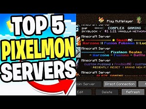 Top 5 BEST Pixelmon Servers For Minecraft 2025!