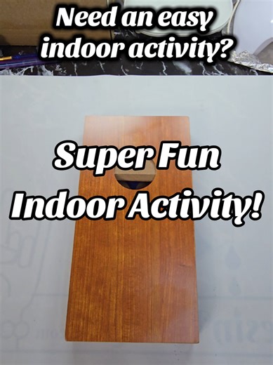 ~ Tabletop Cornhole! An easy indoor activity! @Deal Guys #indooractivities #tabletopgames #cornhole