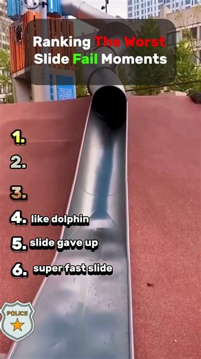 Ranking The Worst Slide Fail Moments | #shorts