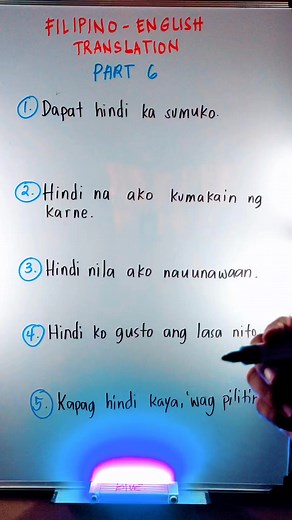 18K views · 294 reactions | Tagalog-English Translation Part 6 | Learn English Daily #learnenglish #englishlearning #englishlesson #englishvocabulary #tagalogenglish #filipinoenglish #facebookreels #reelsvideo #reelsviral | Learn English Daily | Facebook