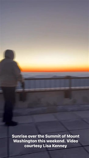 48K views · 1.4K reactions | Sunrise over the Summit of Mount Washington this weekend. Turn up the volume to hear the wind. Original Sound. Video courtesy Lisa Kenney #fblifestyle | Everything New Hampshire | Facebook