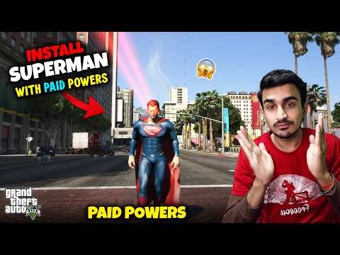 How To Install Superman Mod in GTA 5 With Powers | Superman Mod in GTA 5 | GTA 5 Mods
