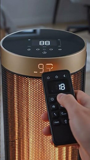 DREO 1500W Portable Space Heater with Thermostat, Oscillation & Remote