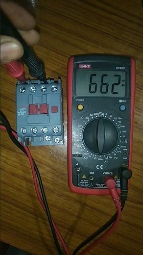 contactor coil multimeter se kaise check kare sahi hai ya kharab