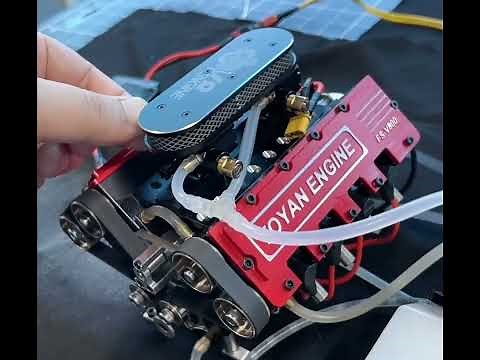 TOYAN V8 Engine 2nd Testing | EngineDIY
