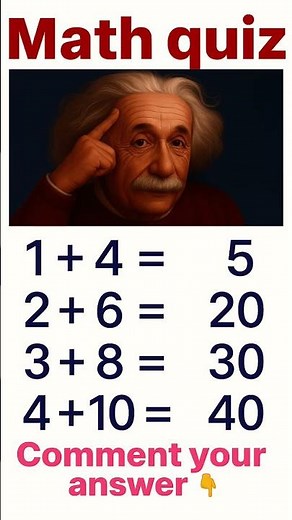 Can You Solve This Einstein Math Riddle? 🧠