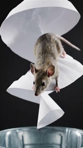 OMG Mouse climbs down can it h old