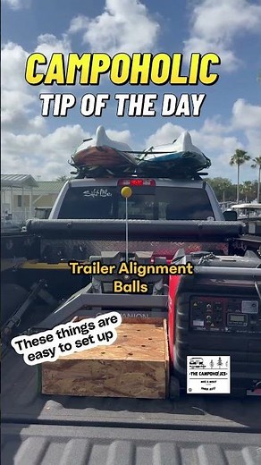 EASY Trailer Alignment Tool - How To Hitch Up A 5th Wheel