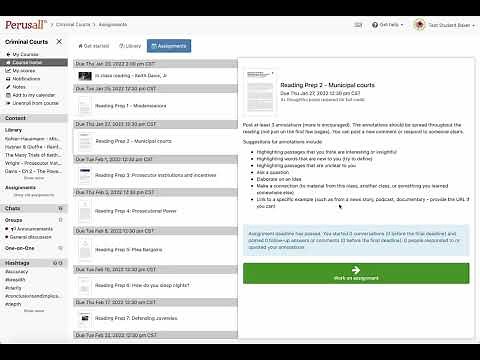 How to create & respond to posts in Perusall