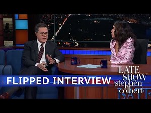 Flipped Interviews: Late Show Guests Interview Stephen