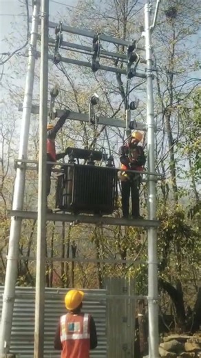 Infrastructure strengthening in full swing! Conductor stringing & DTR structure works progressing across Kulgam and Tral under #RDSS. Empowering every home, every feeder | Kashmir Power Distribution Corporation Limited