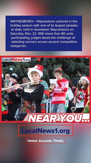 WAYNESBORO— Waynesboro ushered in the holiday season with one of its largest parades to date, held in downtown Waynesboro on Saturday, Nov. 22. With more than 80 units participating, judges faced the challenge of selecting winners across several competitive categories. ARTICLE LINK in comments 📩📰🚨 Looking for news BY locals, FOR locals? Look no further! Read articles about YOUR area TODAY via the link in our bio. Vetted. Accurate. Timely. | LocalNews1.org