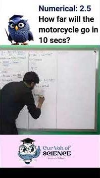 Chapter 2 | Numerical 2.5 | 9th Class Physics | New PTB Syllabus 2025 #physics #education #neet