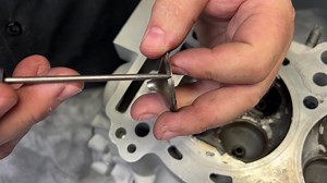 Best attribute to a quality valve is their malleability. When it bends and does not break when kissed by a piston is what we look for when we spec out our parts combo's. But, no valve on the planet can withstand constant contact! #headgamesmotorworksequipped #portporn #gapassurance #headgames #headgamesmotorworks #headgamestrong #bestdamnheadintown #horsepowerismyreligion #horsepower #gowithaleader #builtnotbought #horsepower #cylinderheadporting | Headgames Motorworks