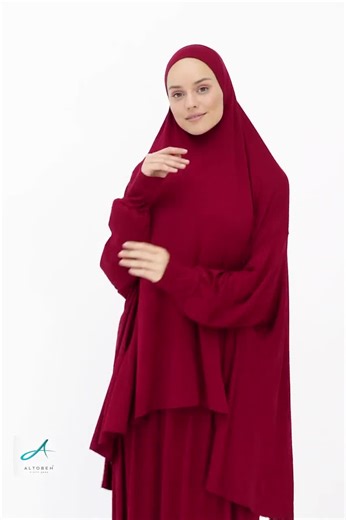 Two-piece Prayer Dress | Prayer Outfit With Sleeves | Comfortable Women Islamic Clothing | Ramadan Gifts - Etsy