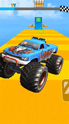 Monster Truck Mega Ramp Extreme Racing Mega Ramp Extreme stunts 🚧 Insane Crash Stunts 🏁