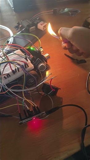 Engineering Students Built a Smart Firetruck! 🚒🔥 IoT Fire Detection System #Shorts