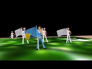 Winter Guard 3D Show Design in Action - EnVision 3D Drill Design