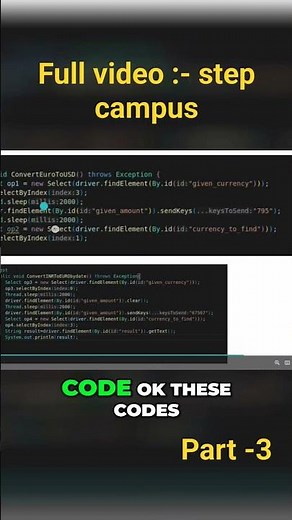 79561 selenium handson #tcsdigital #tcs #elevatewings1 #stepcampus #shorts #short #shortvideo #short