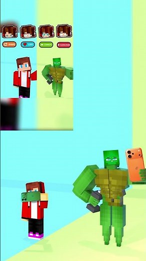 Mikey and JJ (Behind The Scene) 😂 #minecraftanimation