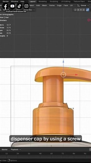 How to model a facewash in Blender