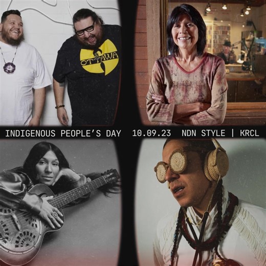 It's Indigenous People's Day at KRCL and it's a GREAT day to be Indigenous! Tune into RadioACTive tonight at 6p for an Indigenous People's Day special as we talk with @thehallucination, @jdutchermusic @tapahe https://krcl.org/listen-live/ KRCL honors their Indigenous roots, Donna Land Maldonado (Northern Ute tribe), former KRCL General Manager, KRCL's first hire and pioneer in public radio. Her tireless work and 30-year commitment to KRCL will always be remembered near her 1 year anniversary. Re