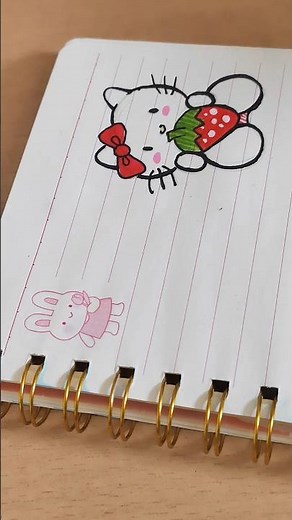 how to make a sticker ~hello kitty~🩷