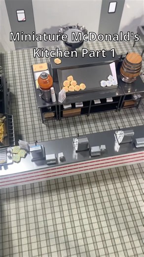 Making a Realistic Mini McDonald’s Kitchen Part 1