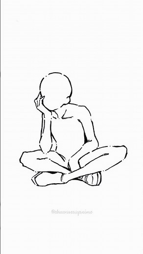 Have You Tried All 5 Anime full body Angles?#anime #animeface #tutorial #drawing #animeeart