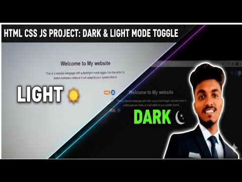 Build a Dark/Light Mode Switcher — Step by Step Beginners Project