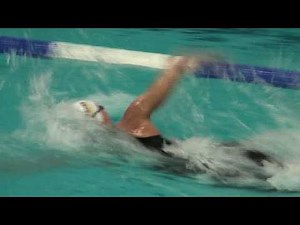 Britta Steffen schwimmt Weltrekord 100m Freistil bei den Deutschen Meisterschaften 2009 in Berlin